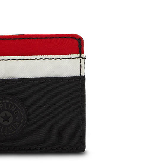 Sacs Kipling Cardy Card Holder Noir Rouge | FR 1163TC